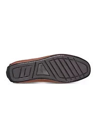 DOMINIC leather driving moc