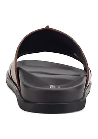 WILLY leather slide sandals