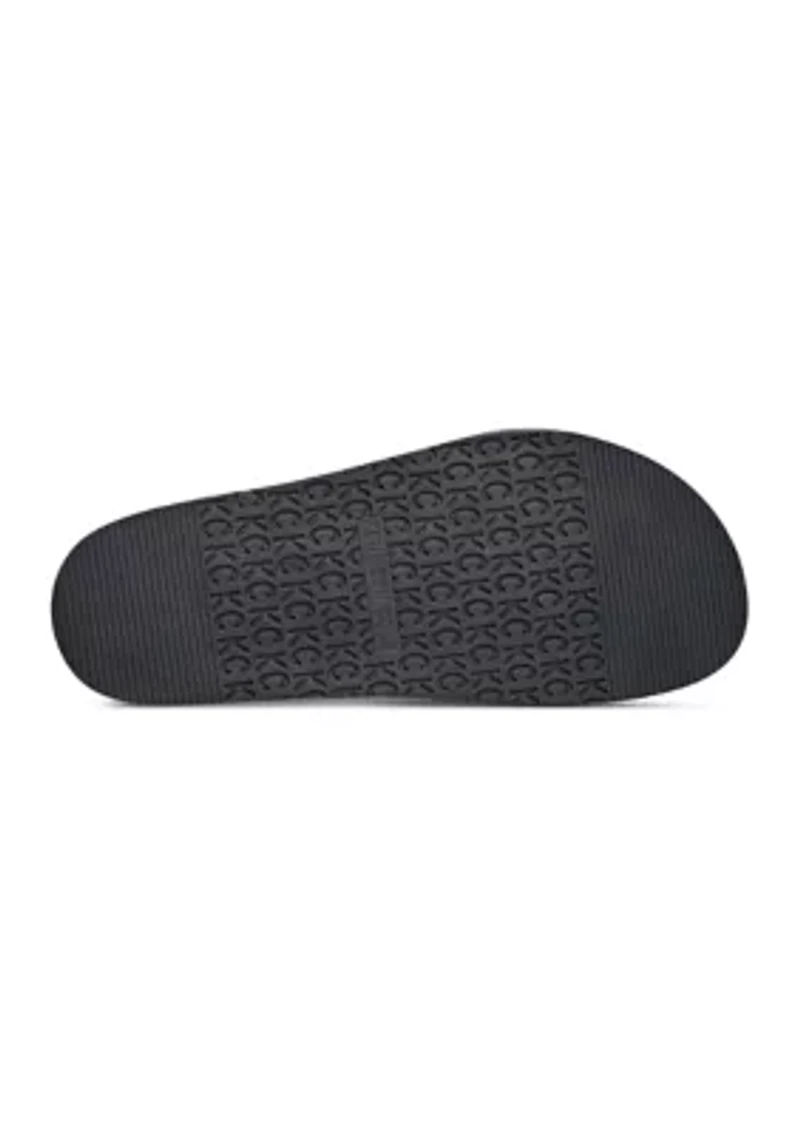 WILLY leather slide sandals