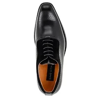 Men's Wing Tip Brogue Two Tone Shoes