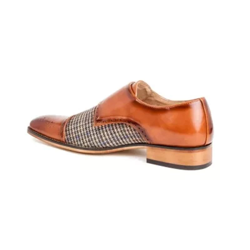 Men's Wingtip Brogue Two-Tone Chelsea Boots