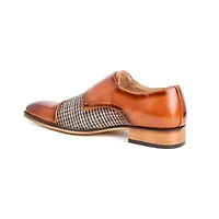 Men's Wingtip Brogue Two-Tone Chelsea Boots