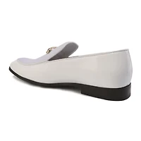 Gino Vitale Velvet & Patent Leather Slip On Dress Loafer