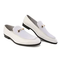 Gino Vitale Velvet & Patent Leather Slip On Dress Loafer