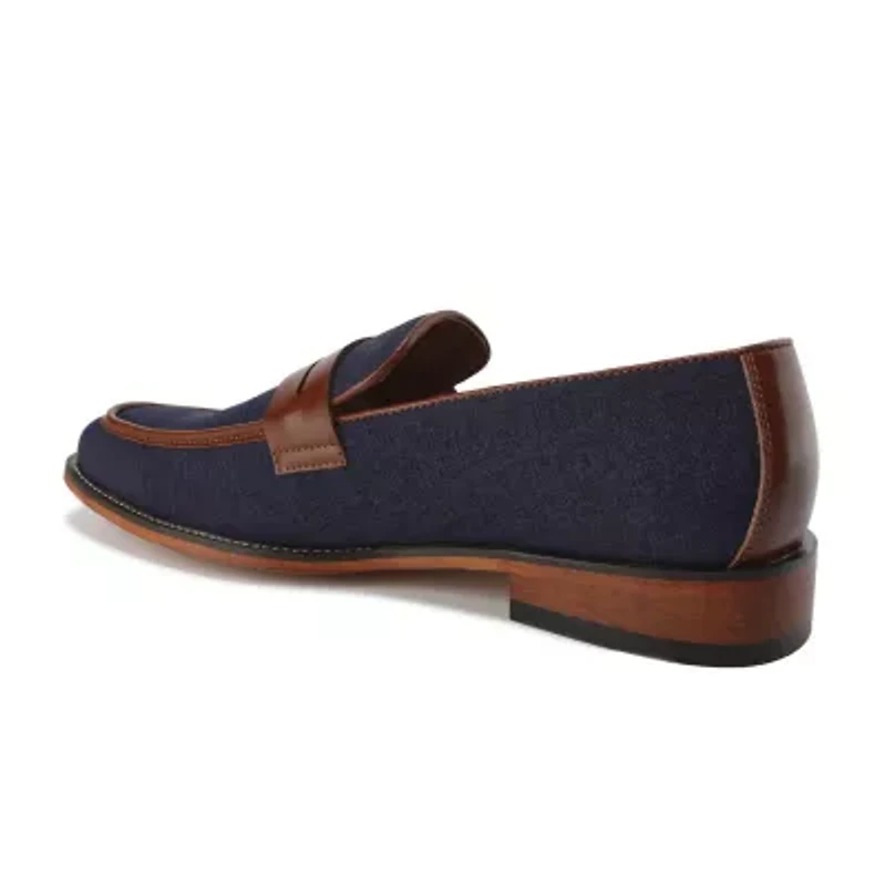 Gino Vitale Moc Toe Penny Slip On Loafer