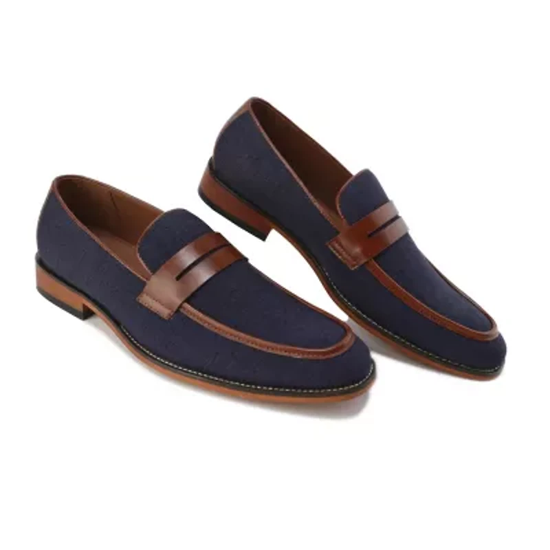 Gino Vitale Moc Toe Penny Slip On Loafer