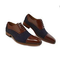 Gino Vitale Lace-Up Cap Toe Oxford