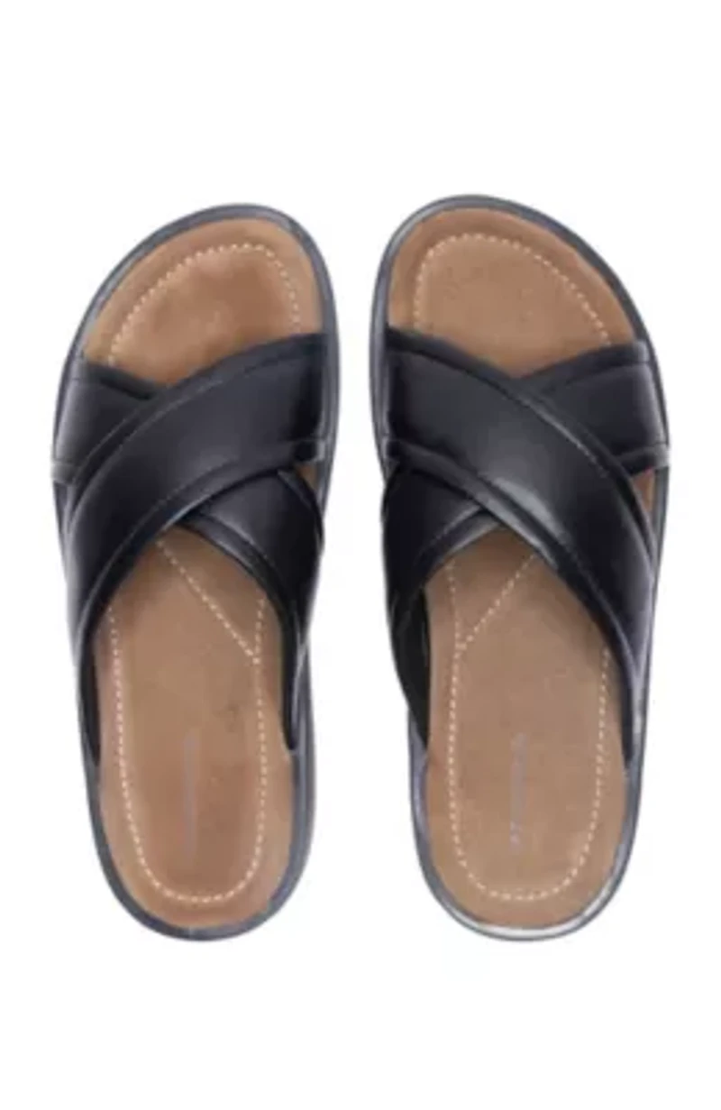 Eastport Padded Leather Sandals
