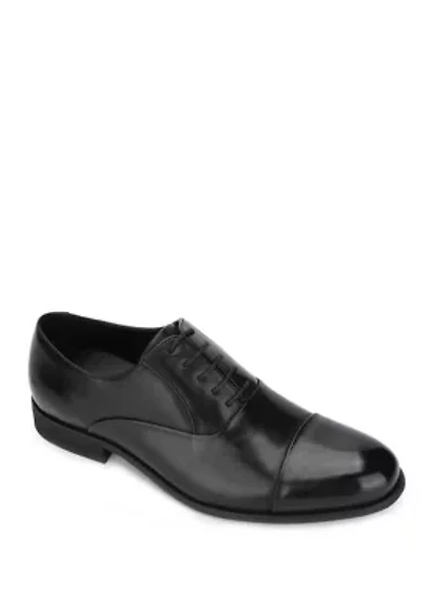 Design Cap Toe Lace Up Dress Shoes