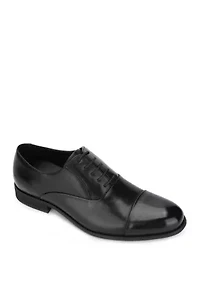 Design Cap Toe Lace Up Dress Shoes