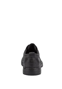 Mens Warden Leather Rugged Casual Oxford Shoe with Stain Defender