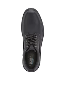 Mens Warden Leather Rugged Casual Oxford Shoe with Stain Defender