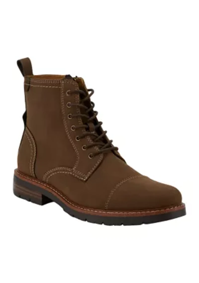 Rawls Rugged Cap Toe Combat Boots