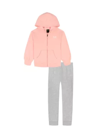 Toddler Girls Chest Logo Hoodie Set