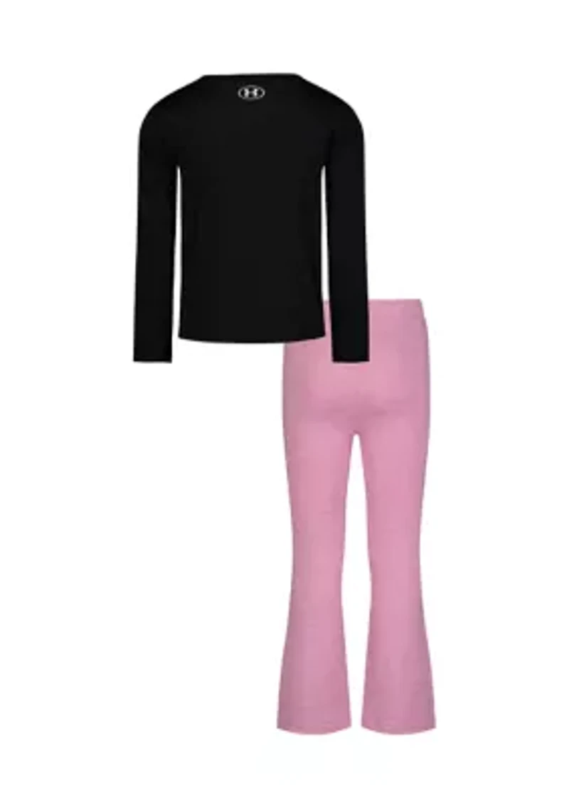 Baby Girls Graphic T-Shirt and Flared Leggings Set