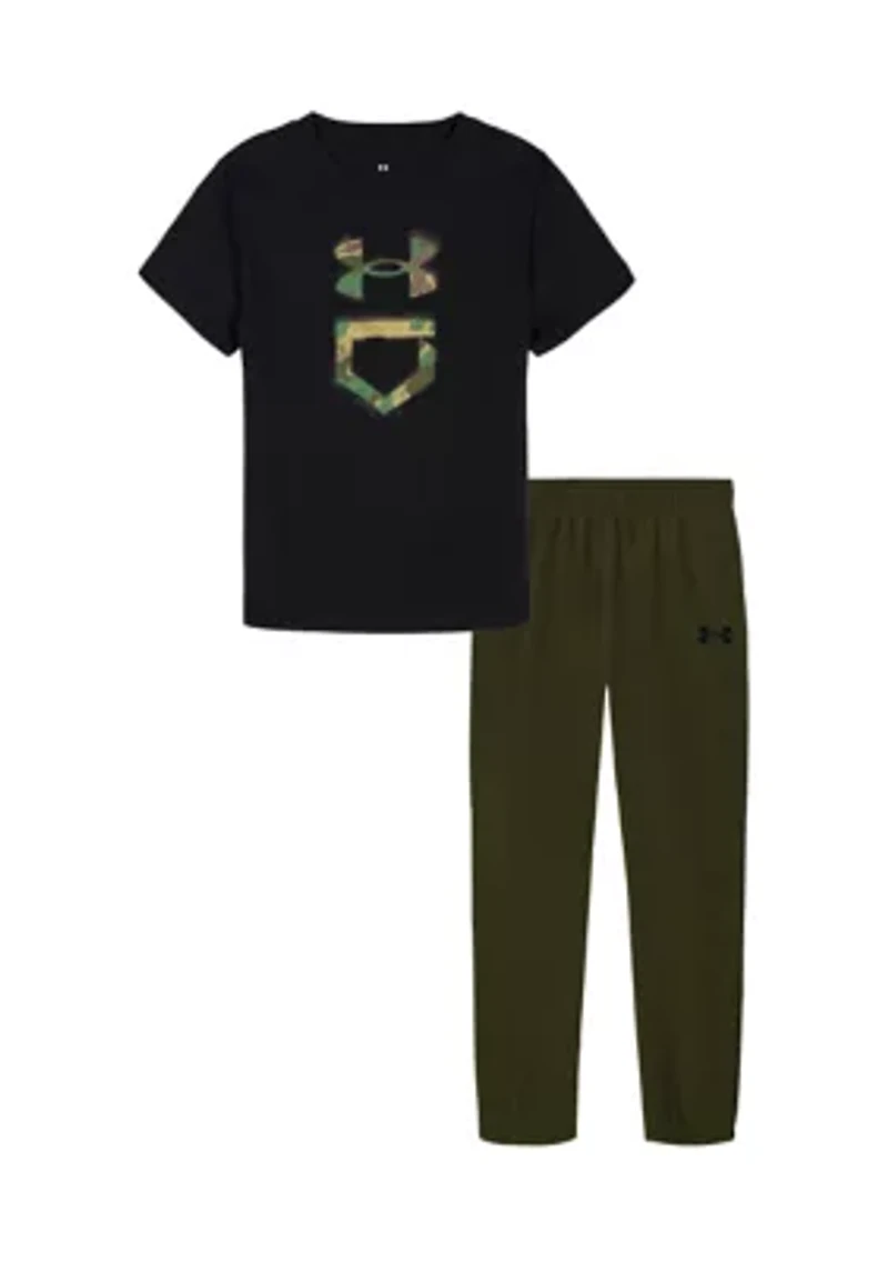 Baby Boys Short Sleeve T-Shirt and Jogger Set