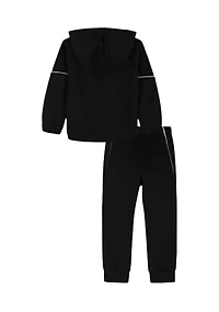 Toddler Boys Double Knit Full Zip Set