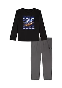 Baby Boys Chrome Football Long Sleeve and Jogger Set