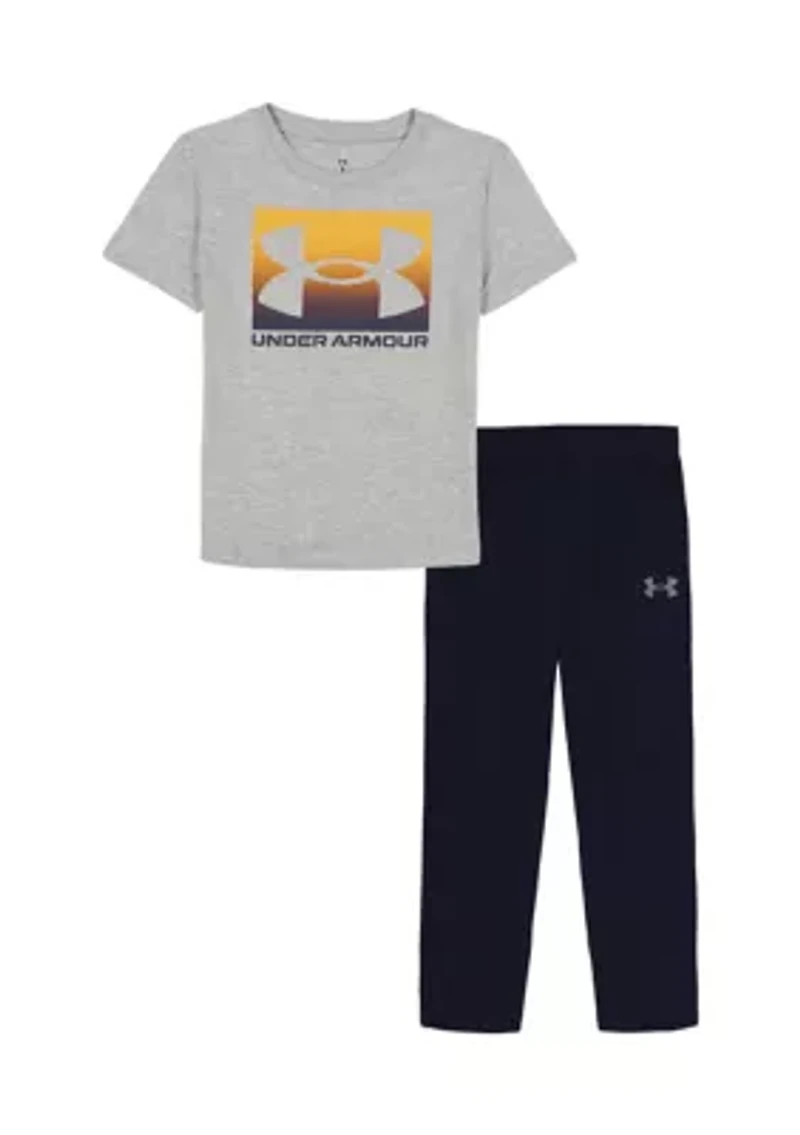 Baby Boys UA Tech Short Sleeve Graphic T-Shirt and Jogger Pants Set