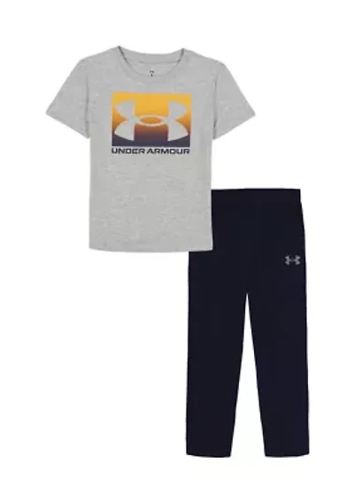Baby Boys UA Tech Short Sleeve Graphic T-Shirt and Jogger Pants Set