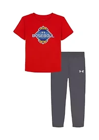 Baby Boys UA Tech Short Sleeve Graphic T-Shirt and Jogger Pants Set