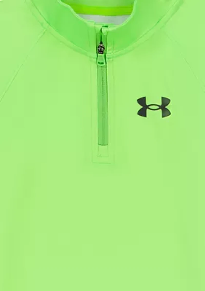Toddler Boys 1/4 Zip Pullover and Pants Set