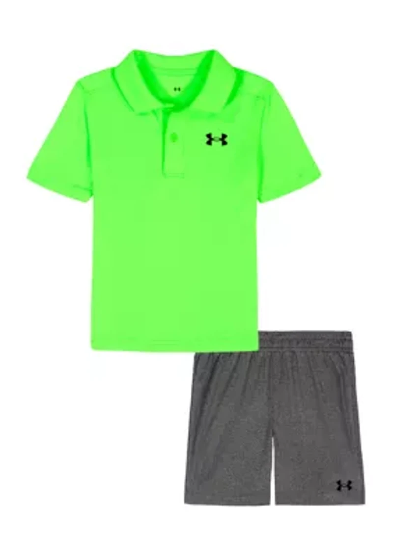 Toddler Boys Polo Tech Set