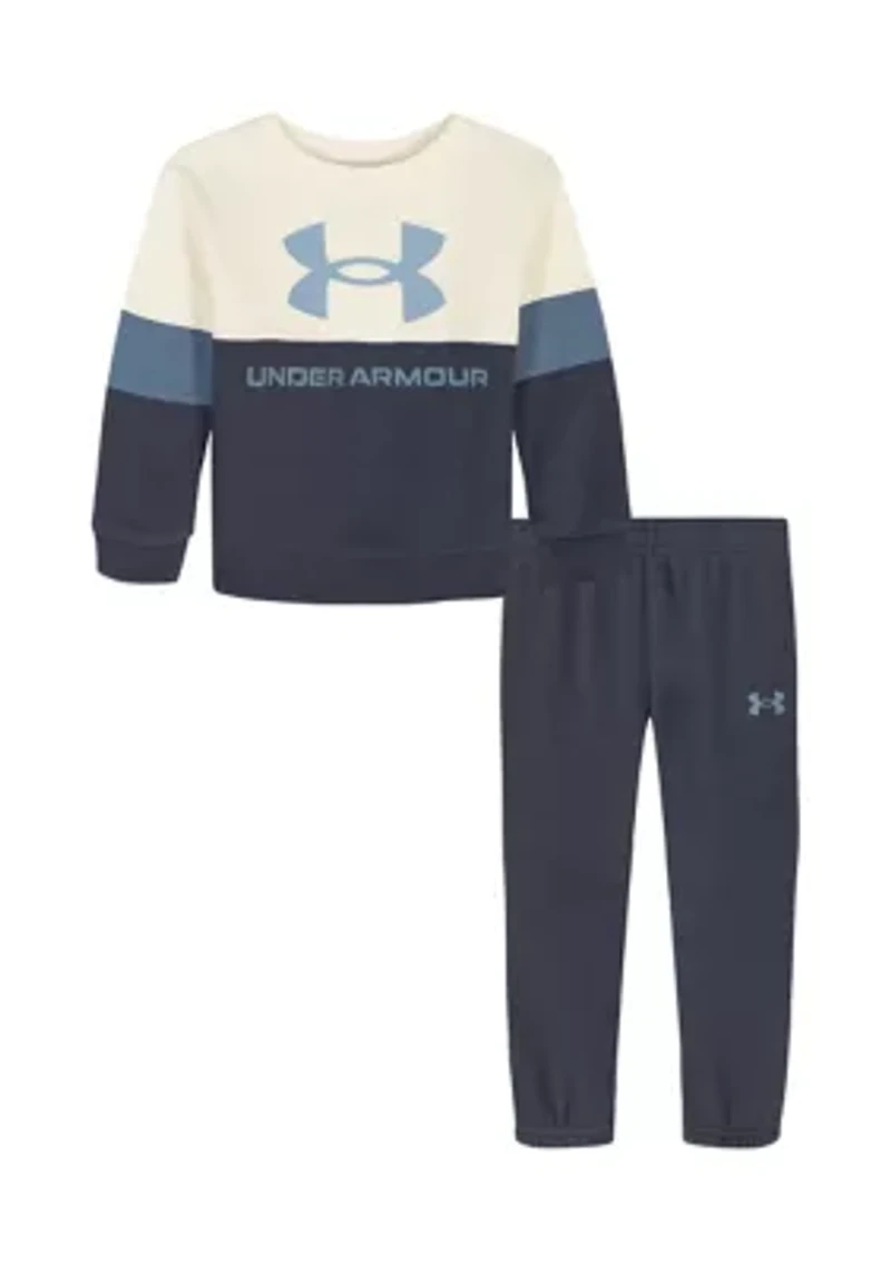 Baby Boys Color Block Hoodie Set