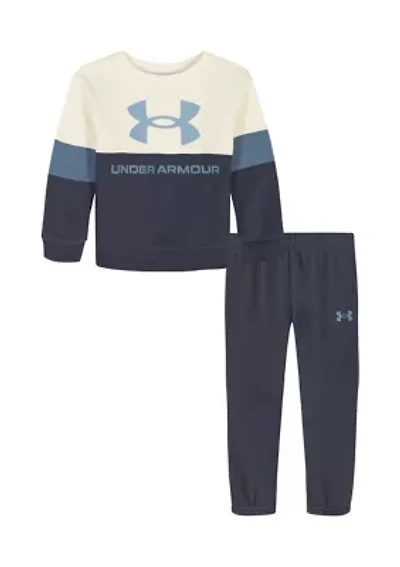 Baby Boys Color Block Hoodie Set