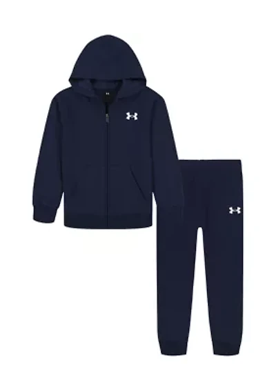 Baby Boys UA Branded Logo Full Zip Set