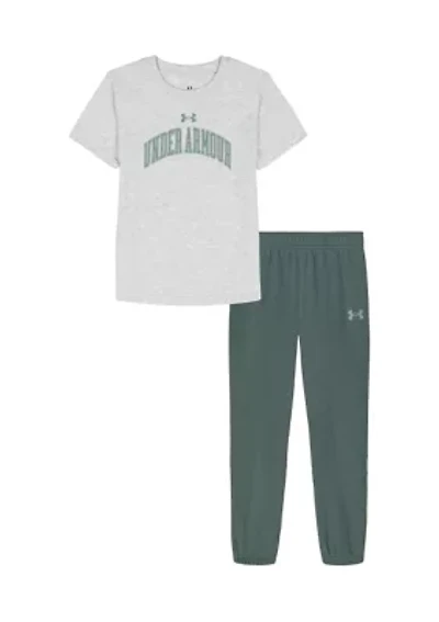 Toddler Boys Short Sleeve and Jogger Set