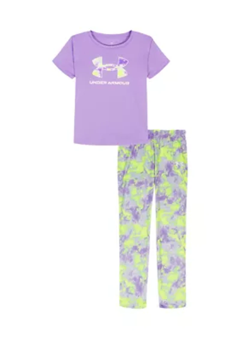 Toddler Girls Printed Leggings Set