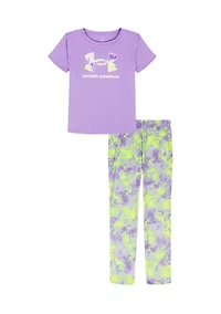 Toddler Girls Printed Leggings Set