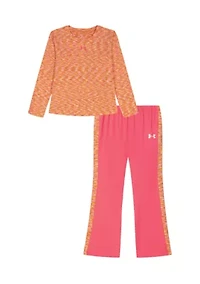 Baby Girls Twist Tunic and Flare Pants Set