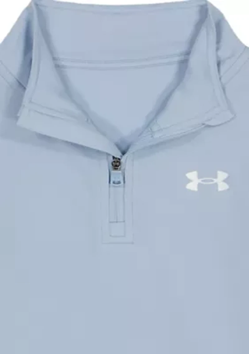 Baby Girls Tech Twist 1/4 Zip Pullover and Leggings Set