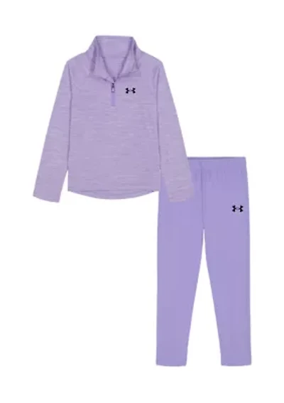 Toddler Girls 1/4 Zip Legging Set