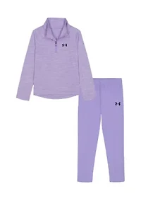 Toddler Girls 1/4 Zip Legging Set
