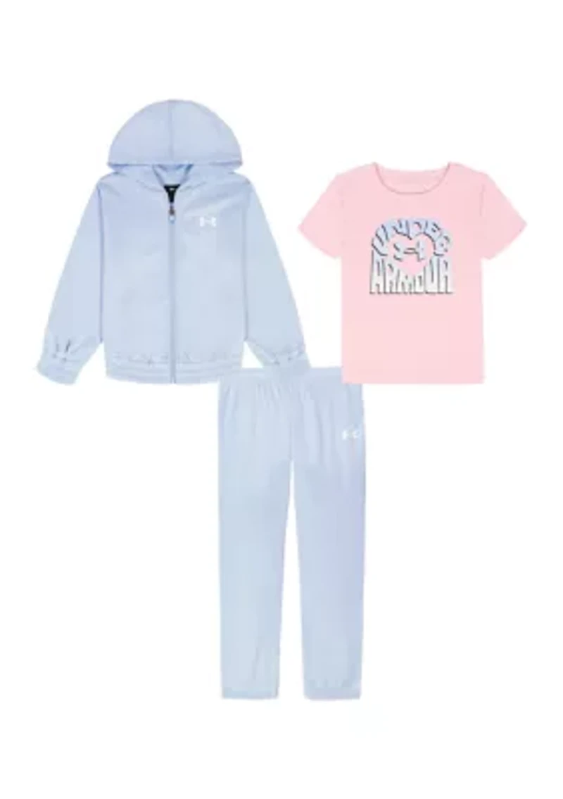 Baby Girls 3-Piece Microfleece Set