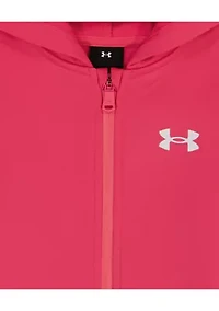 Toddler Girls 3 Piece Full Zip Hoodie Set