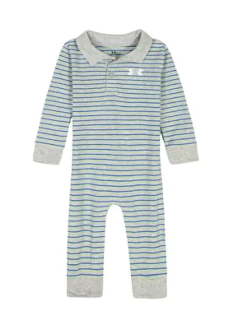 Boys 4-7 Striped Polo Coverall