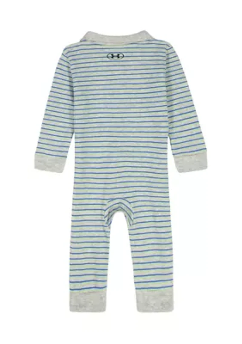 Boys 4-7 Striped Polo Coverall