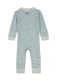 Boys 4-7 Striped Polo Coverall