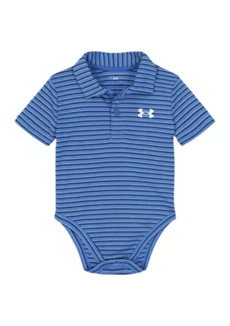 Boys 4-7 Striped Polo-Style Bodysuit