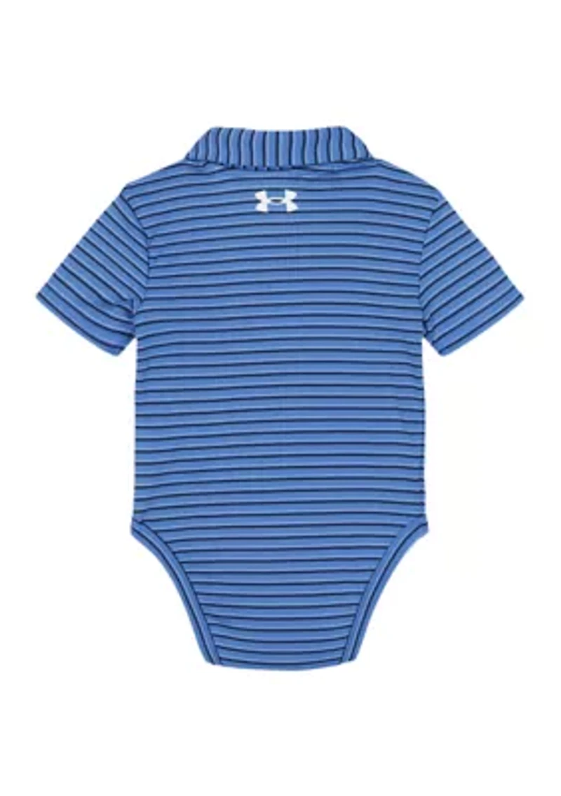 Boys 4-7 Striped Polo-Style Bodysuit