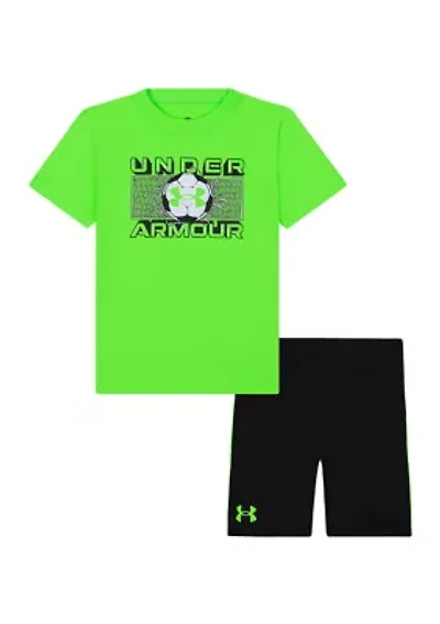 Toddler Boys Tech Soccer Graphic Set