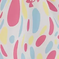 Baby Girls Graphic T-Shirt and Printed Shorts Set