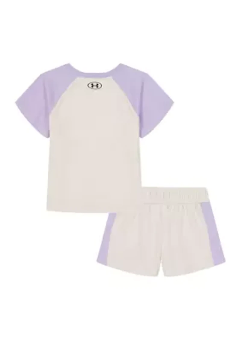 Toddler Girls French Terry Shorts Set