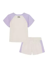 Toddler Girls French Terry Shorts Set