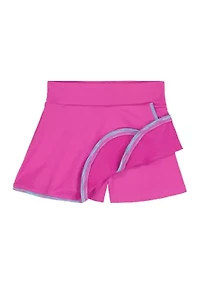 Toddler Girls Shirt Wrap Skort Set