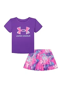 Toddler Girls T-Shirt and Skort Set